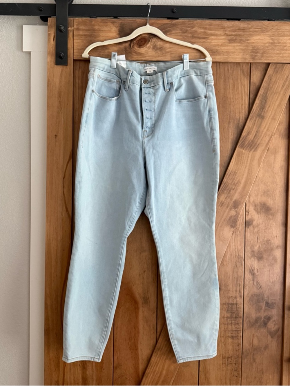 Good American Good Legs Crop Jeans sz 16
